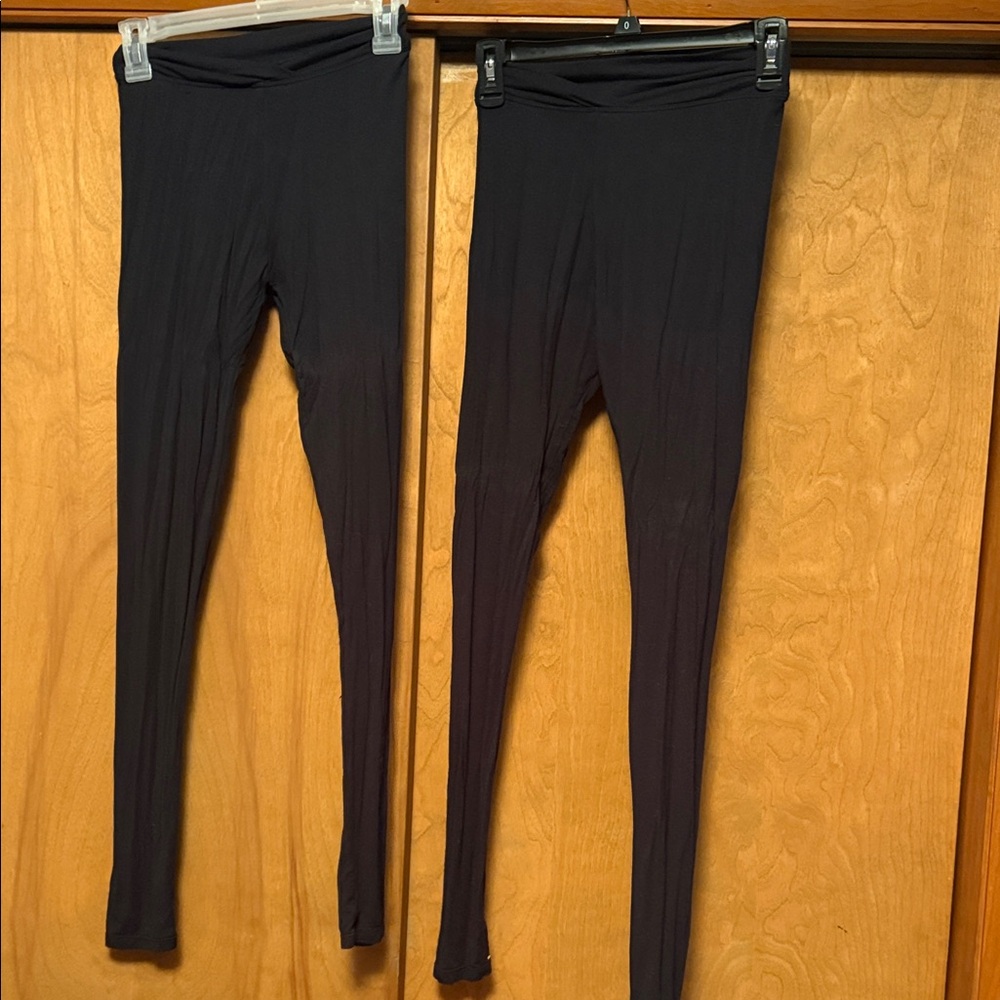Cuddl Duds Black Leggings